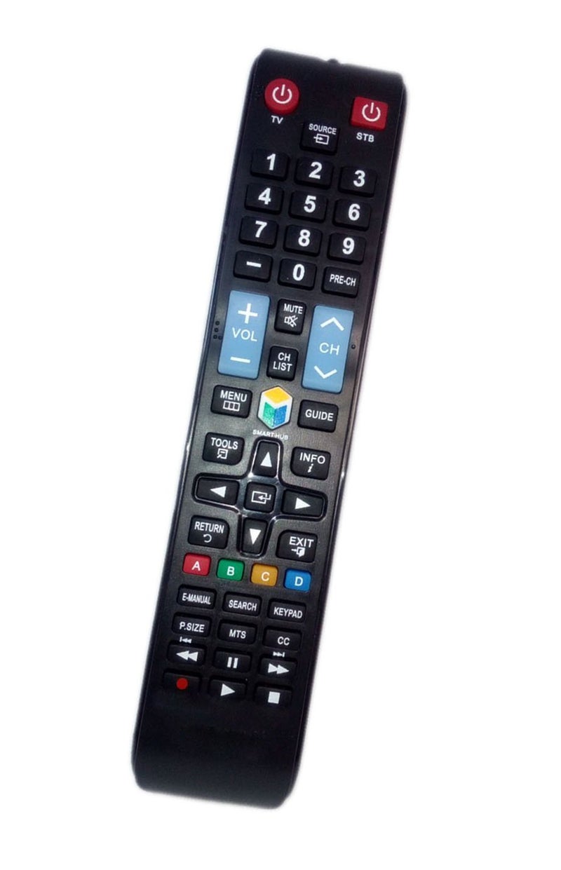 JustFine Replaced Remote Control Compatible for Samsung UN32H5201AF UN46H6201 UN55H6203 UN40H5203AF UN50H5203AF UN58J5190AF Smart LED HD TV - Image 1